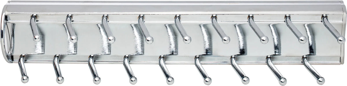 Tie, Belt, & Pant Organizers Polished Chrome 14'' Tie Rack 355T-PC