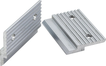 1-3/8'' x 2'' Z-shaped Aluminum Panel Connector 200-ZB
