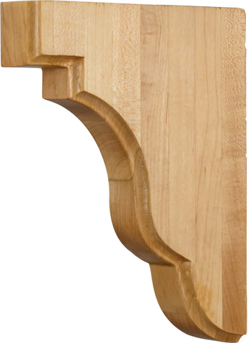 1-3/4'' W x 7-1/2'' D x 9-1/2'' H Alder Square Edge Corbel CORSQ-2ALD