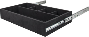 Jewelry Trays Felt 5-Compartment Jewelry Organizer Drawer