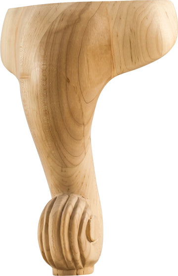 5'' W x 5'' D x 8'' H Oak French Cut Leg WLF80OK
