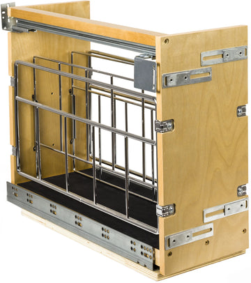 No Wiggle Pullouts 8''''No Wiggle'' Soft-close Tray Divider Pullout BPOTD2-8SC