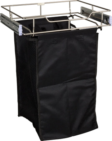 Hampers 14'' Deep Pullout Canvas Hamper with Removable Laundry Bag