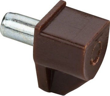 Brown Plastic Shelf Support with 5 mm Steel Pin - bag of 100 1438BRN-K