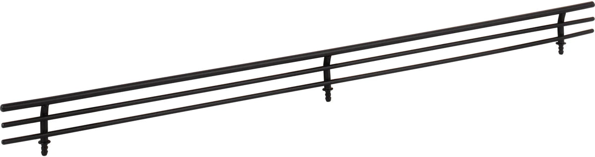 Shoe Fences 23'' Wide Matte Black Wire Shoe Fence for Shelving SF23-MB