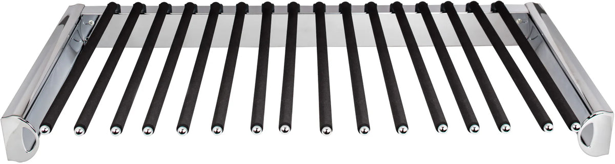 Tie, Belt, & Pant Organizers Polished Chrome 30'' Wide Pant Rack PPR-3014-PC