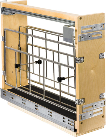 No Wiggle Pullouts 5''''No Wiggle'' Soft-close Tray Divider Pullout BPOTD2-5SC