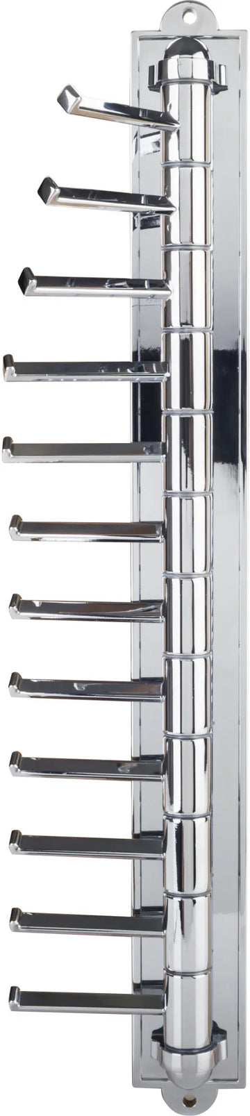 Tie, Belt, & Pant Organizers Polished Chrome 12-Hook Cascading Tie Organizer 357T-PC