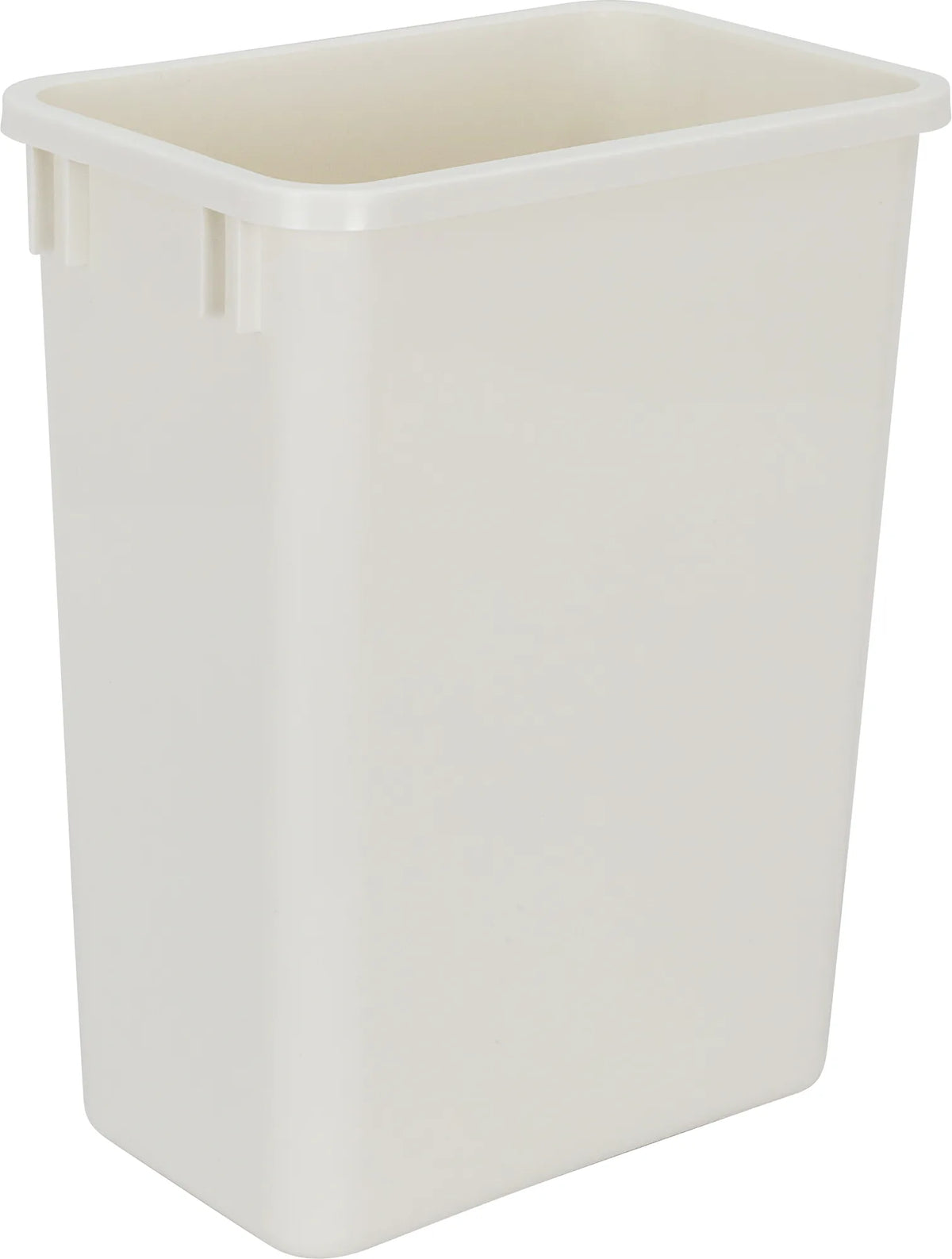 Waste Solution - Cans and Lids Box of 4 White 35 Quart Plastic Waste Containers CAN-35W-4