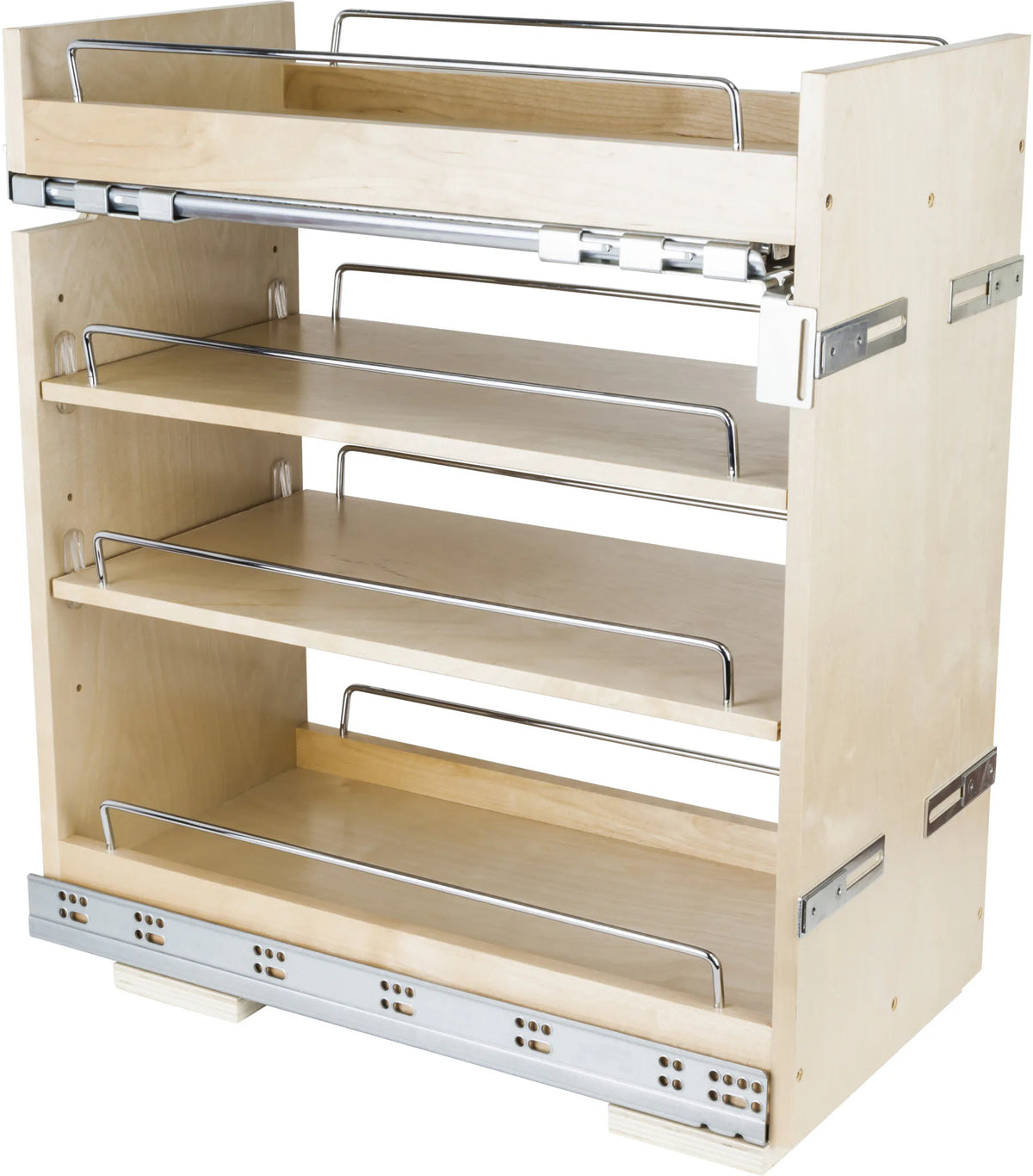 No Wiggle Pullouts 11''''No Wiggle'' Base Cabinet Soft-close Pullout BPO2-11SC