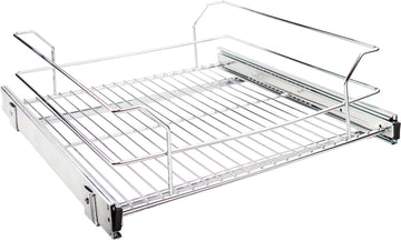 11-Min Organizers 18'' Metal Pullout Basket MBPO21-R