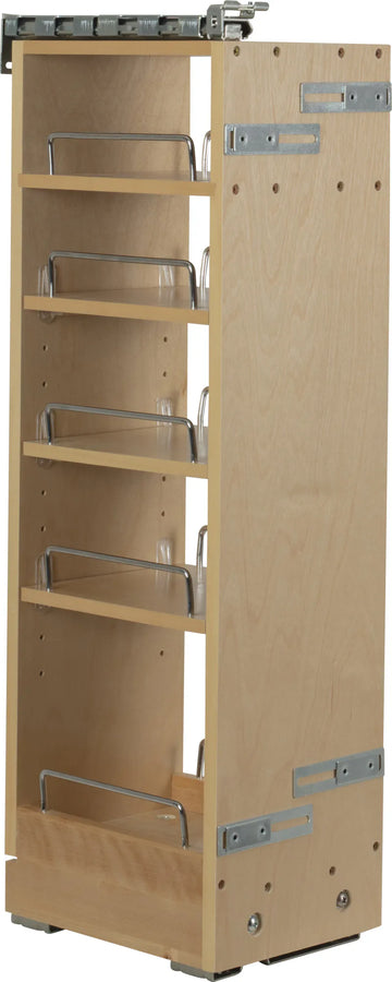 No Wiggle Pullouts 8'' Wide 32'' Tall''No Wiggle'' Soft-close Wall Pullout WPO2-328SC