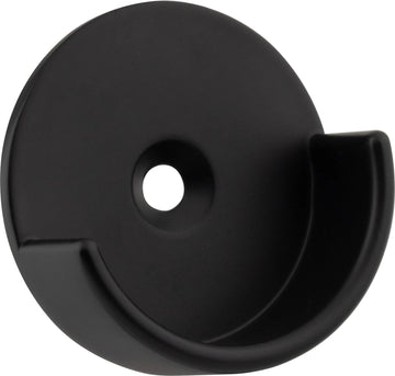 Closet Rod Brackets Matte Black Open Knock-In Mounting Bracket for 1-5/16'' Round Closet Rods M7340-MB