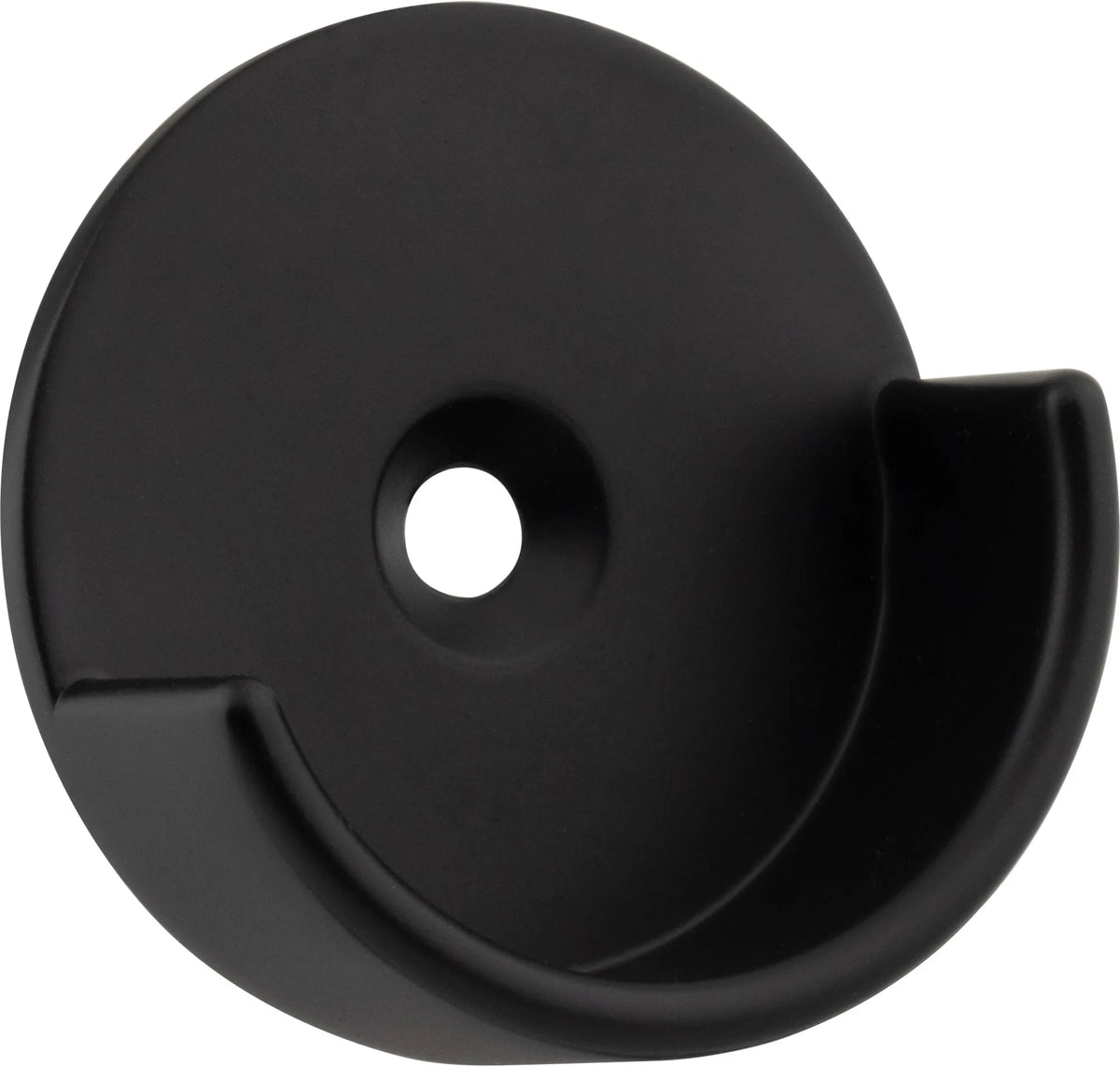 Closet Rod Brackets Matte Black Open Knock-In Mounting Bracket for 1-5/16'' Round Closet Rods M7340-MB