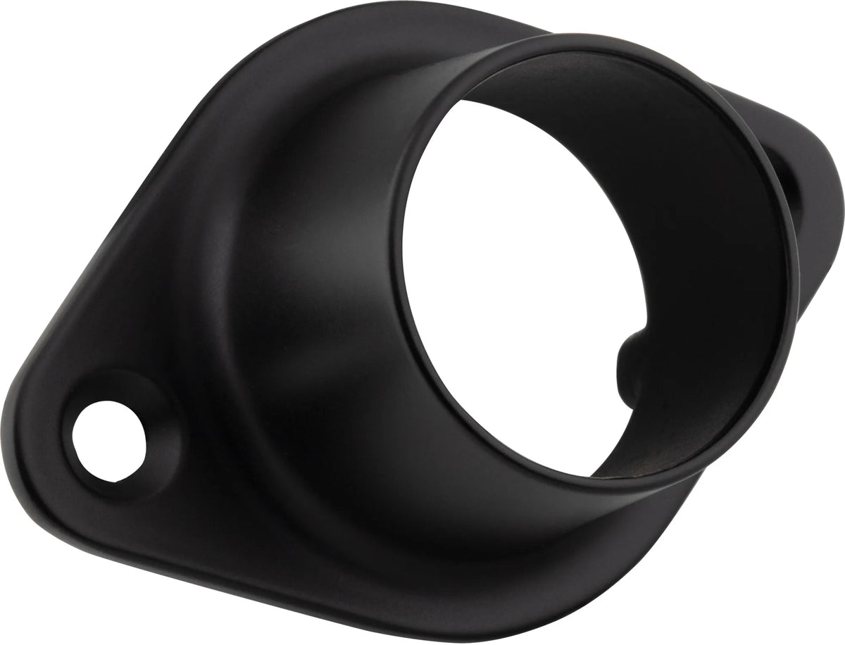 Closet Rod Brackets Matte Black Closed Screw-In Mounting Bracket for 1'' Round Closet Rods M7260-MB