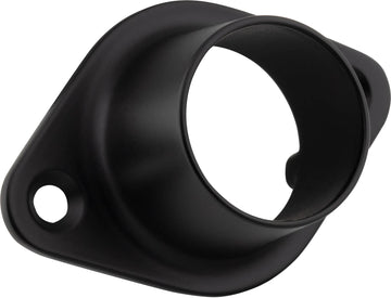 Closet Rod Brackets Matte Black Closed Screw-In Mounting Bracket for 1'' Round Closet Rods M7260-MB