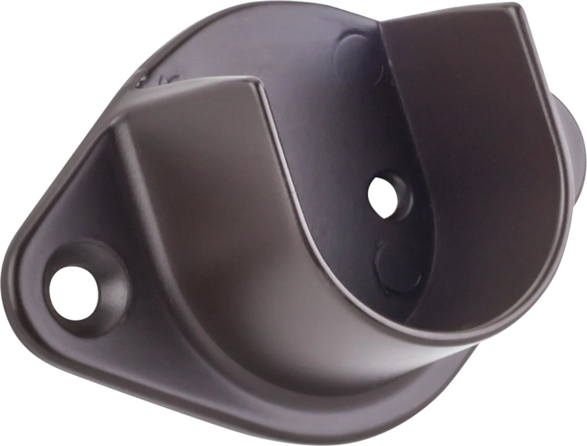 Closet Rod Brackets Open Screw-In Mounting Bracket for 1'' Round Closet Rods