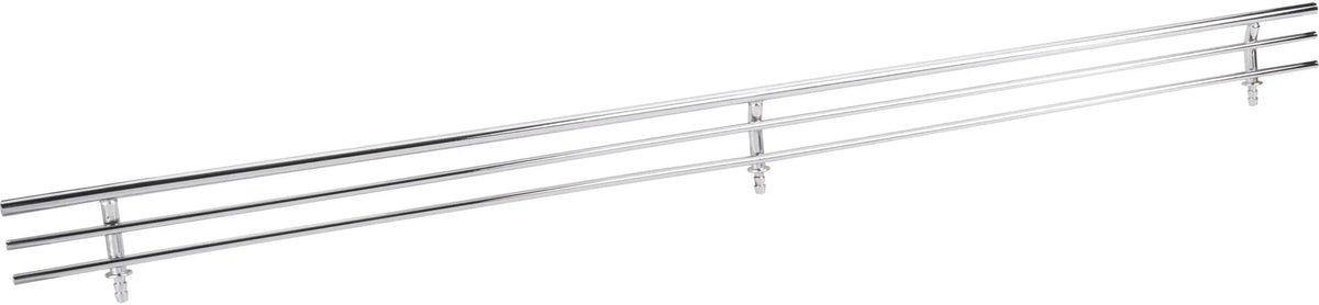Shoe Fences 29'' Wide Polished Chrome Wire Shoe Fence for Shelving SF29-PC