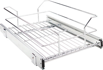 11-Min Organizers 12'' Metal Pullout Basket MBPO15-R