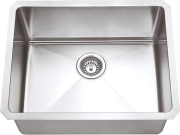 23'' L x 18'' W x 10'' D Undermount 16 Gauge Handmade Stainless Steel Single Bowl Sink HMS175