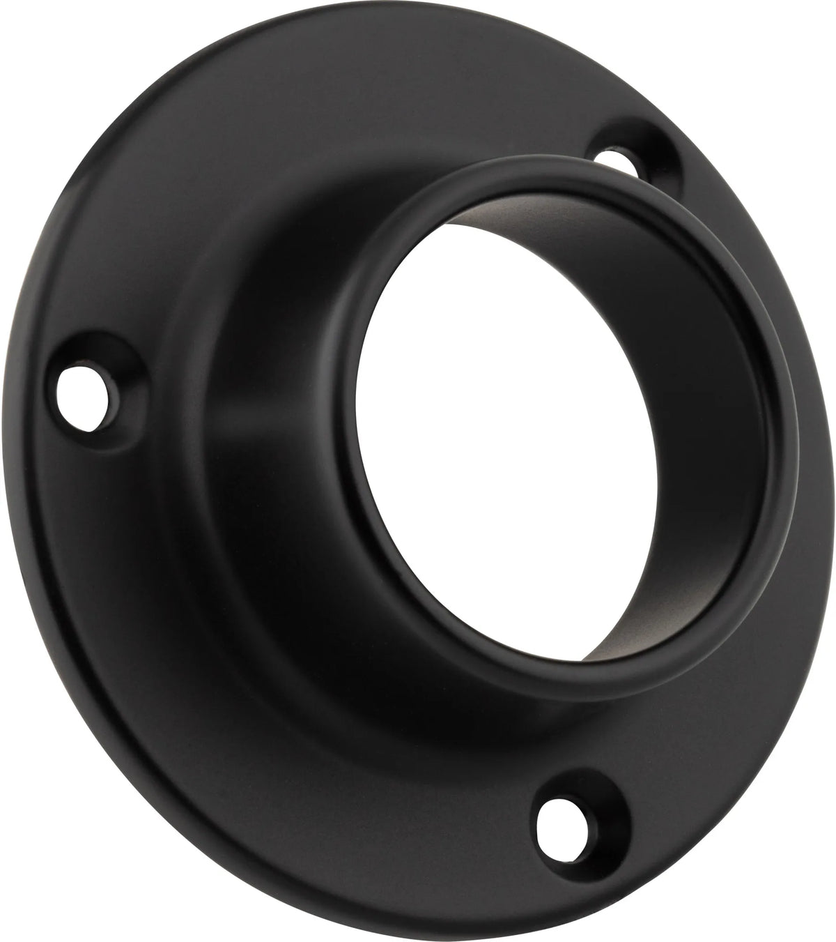 Closet Rod Brackets Matte Black Closed Screw-In Mounting Bracket for 1-5/16'' Round Closet Rods M7360-MB