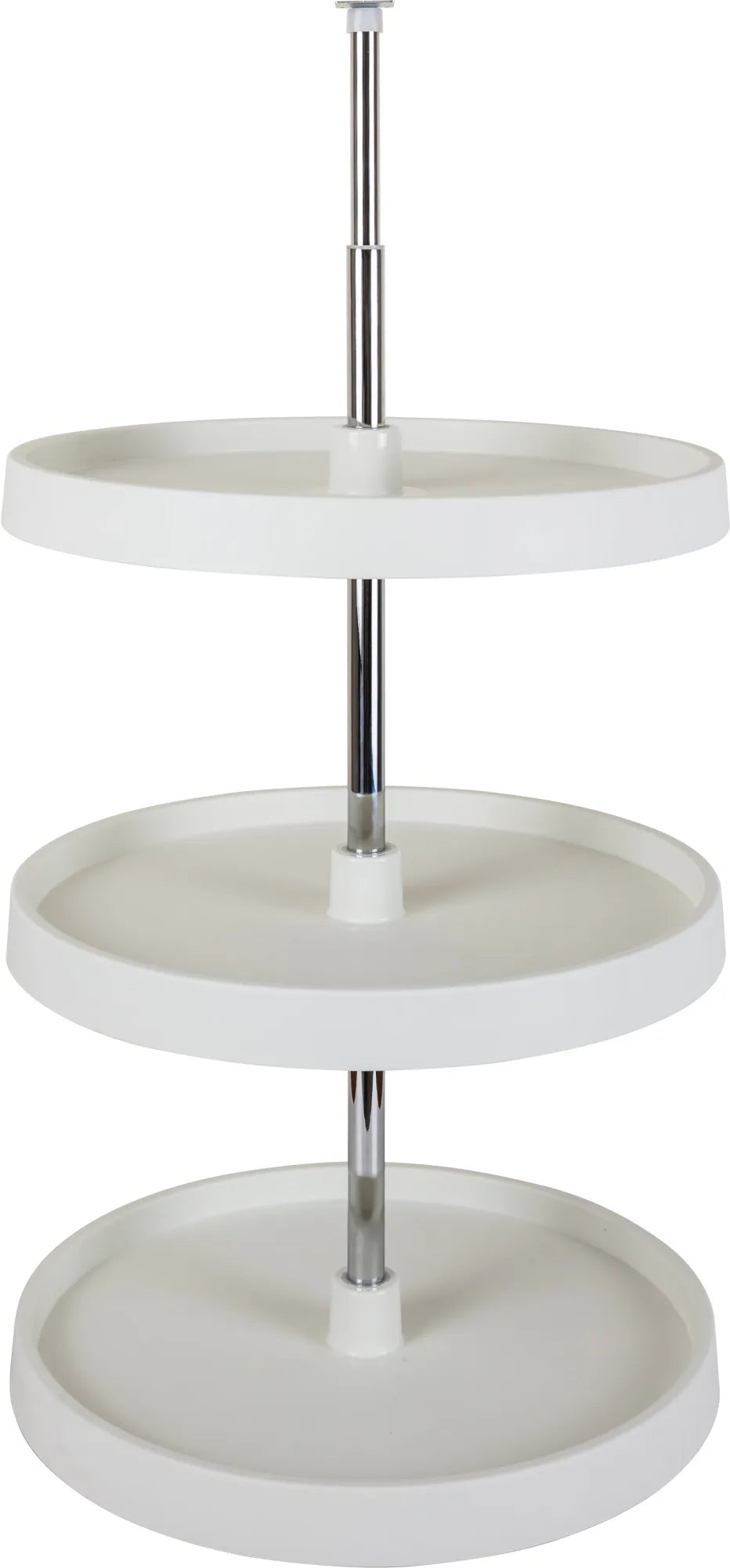LazySusans 18'' Round Three-Shelf Plastic Lazy Susan Set PLSR2318