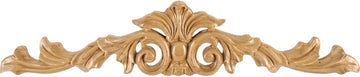15-1/4'' W x 1/2'' D x 3-1/4'' H Cherry Acanthus Onlay ONL-02-16CH