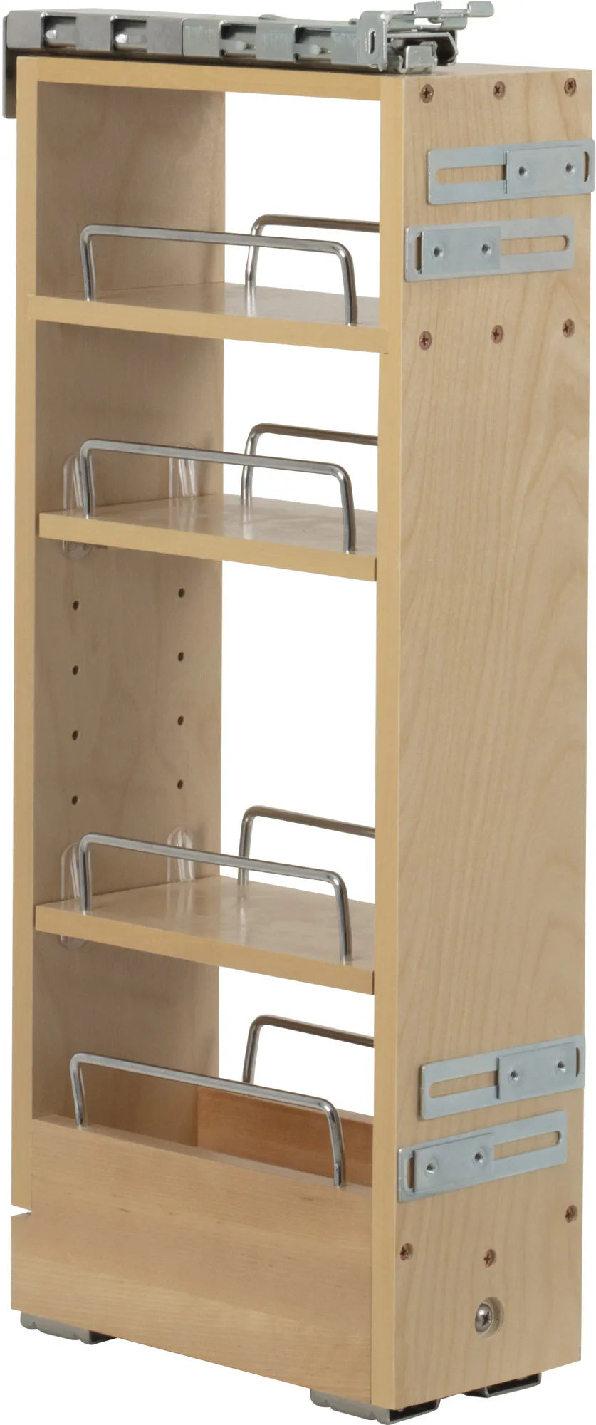 No Wiggle Pullouts 5'' Wide 26'' Tall''No Wiggle'' Soft-close Wall Pullout WPO2-265SC