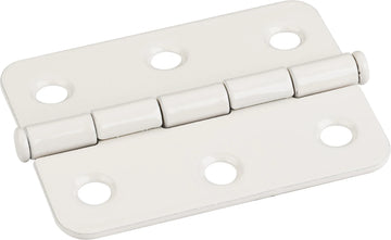 Almond 2-1/2'' x 2'' Single Full Swaged Radius Corner Butt Hinge 33530ALM