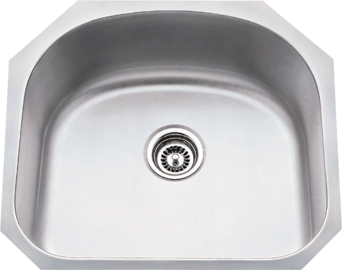 23-1/4'' L x 20-7/8'' W x 9'' D Undermount 18 Gauge Stainless Steel Single Bowl Sink 861