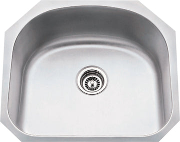23-1/4'' L x 20-7/8'' W x 9'' D Undermount 18 Gauge Stainless Steel Single Bowl Sink 861