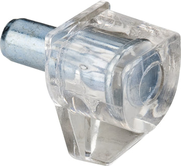 Clear Plastic Shelf Support with 5 mm Steel Pin - bag of 100 1438CL-K