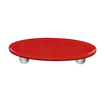 Brick Red Oval Pull