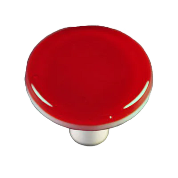 Red Round Knob