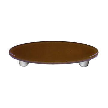 Light Bronze Oval Pull