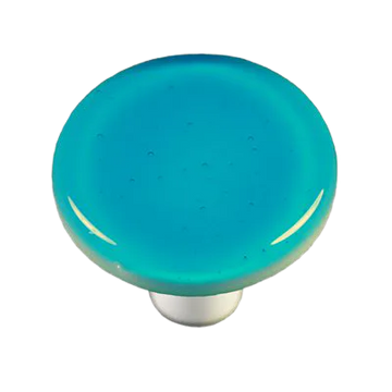 Turquoise Blue Round Knob