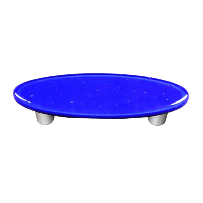 Deep Cobalt Blue Oval Pull
