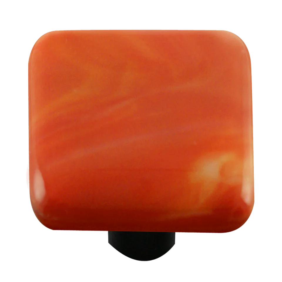 Swirl Collection Red White Knob