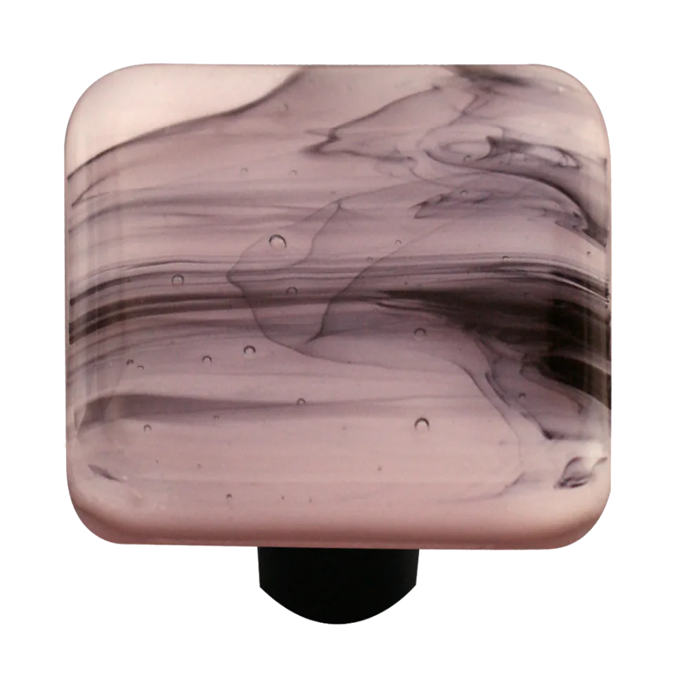 Swirl Collection Petal Pink with Black Knob
