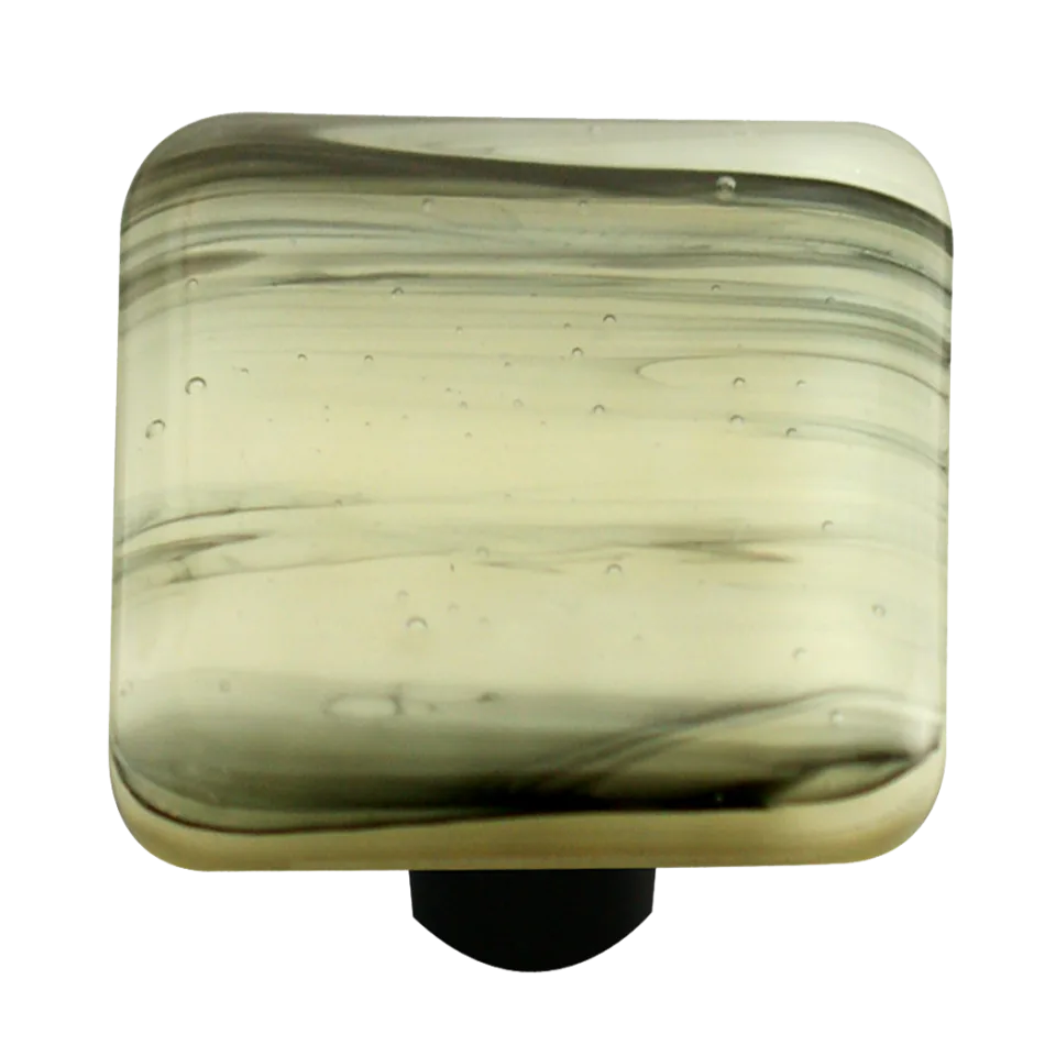 Black Swirl French Vanilla Knob