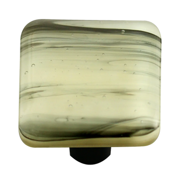 Black Swirl French Vanilla Knob