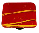 Mardi Gras Collection Yellow and Red Knob