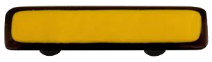 Border Collection Sunflower Yellow Pull with Black