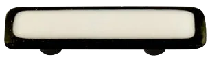 Border Collection White Pull with Black
