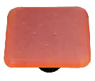 Opaline Collection Burnt Orange Knob