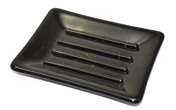 Solids Collection Black Soap Dish
