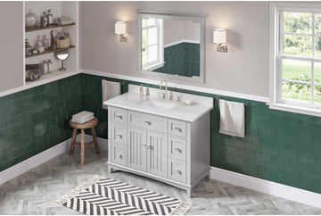 2nd Gen Chatham Vanities 40'' W x 1-1/2'' D x 34'' H Grey Chatham mirror MIR2CHA-40-GR