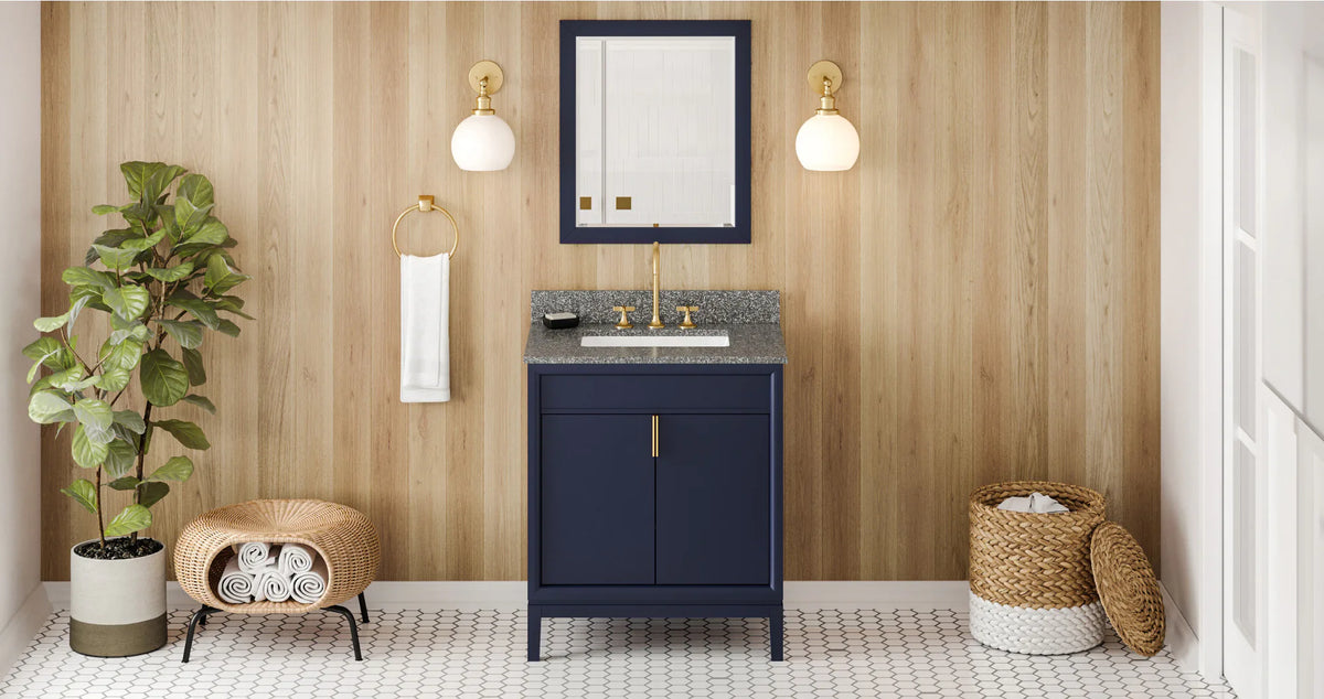 Theodora 30'' Vanity, undermount rectangle bowl