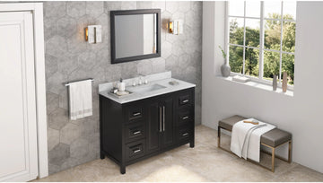Cade 48'' Black Vanity VN2CAD-48-BK-NT