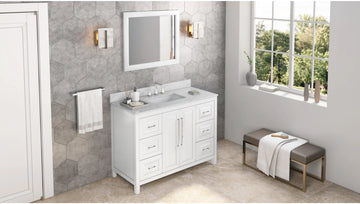 Cade 48'' White Vanity VN2CAD-48-WH-NT